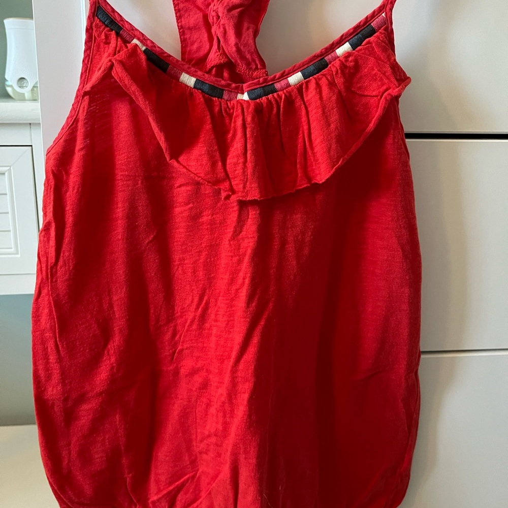 Y2K American eagle outfitters red top in XS